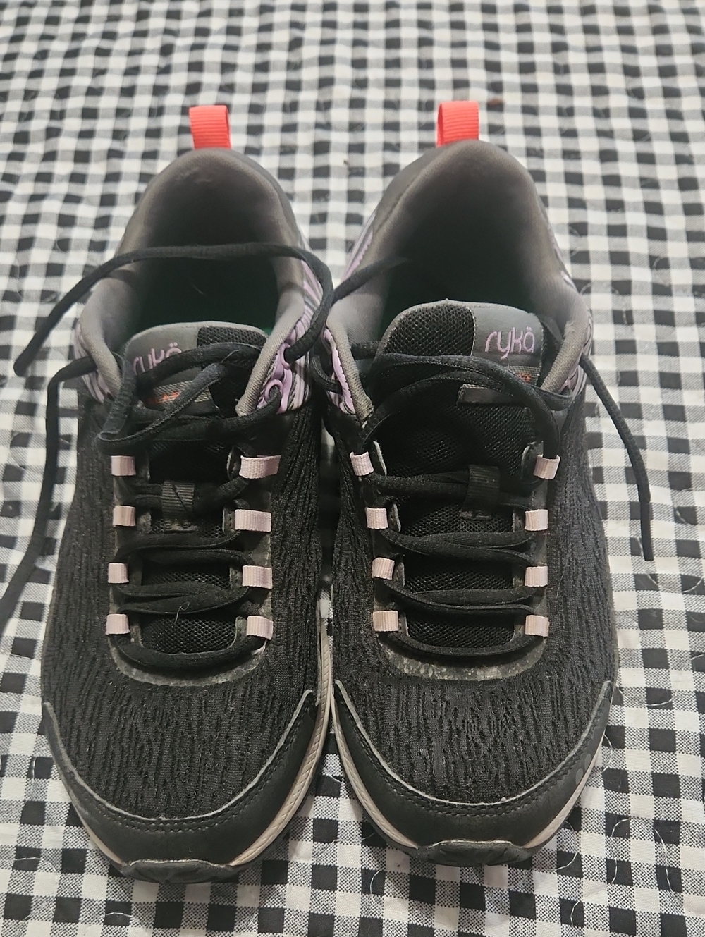 Ryka Black and Pink Women's Sneakers